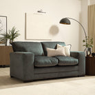 Manhattan 2 Seater Sofa, Moss Green Aura Velvet