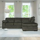 Chatham L-Shape (Right) Corner Sofa, Moss Green Aura Velvet