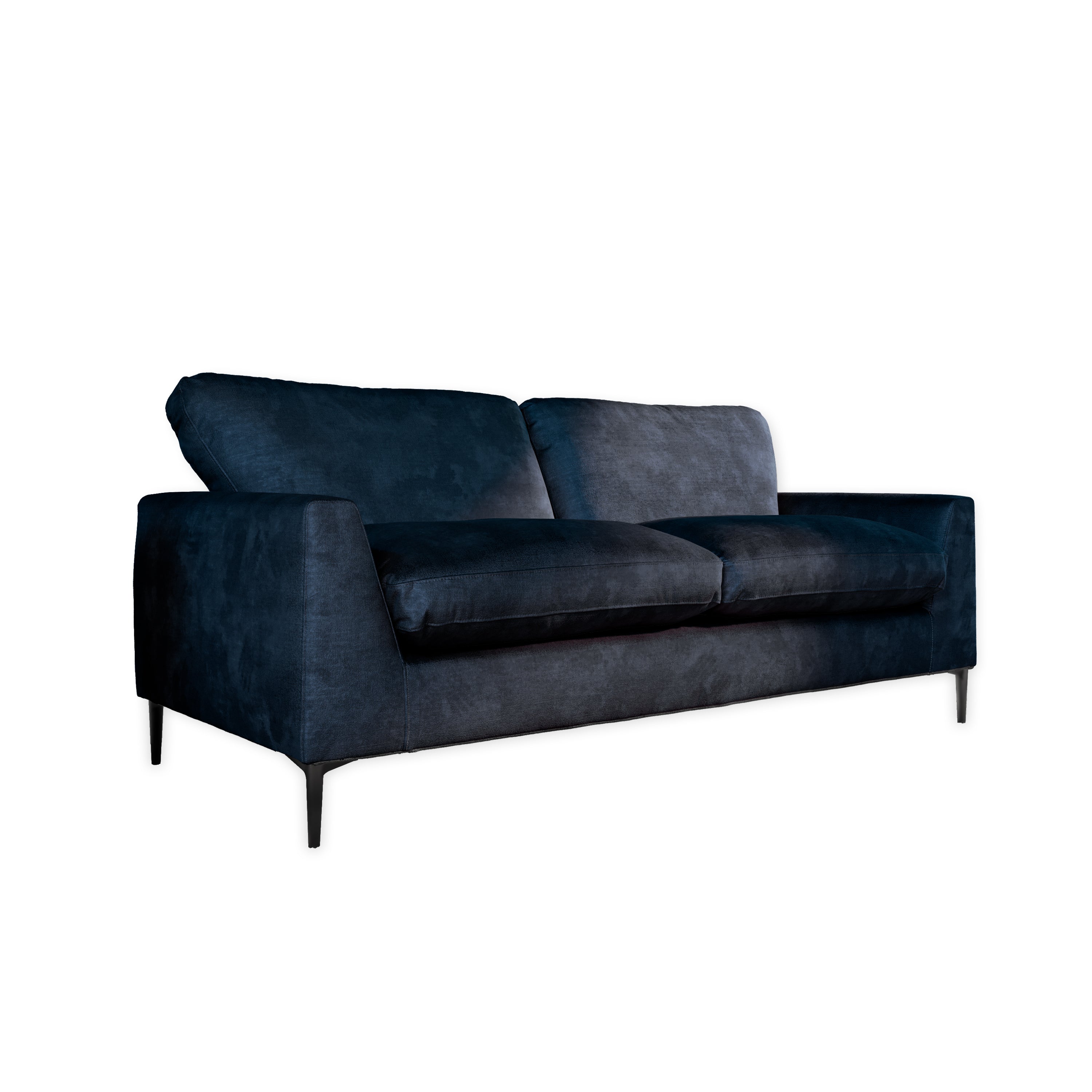 Lexi 3+2 Seater Sofa, Blue Aura Velvet