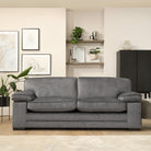 Chatham 3 Seater Sofa, Grey Aura Velvet