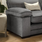 Chatham 2 Seater Sofa, Grey Aura Velvet