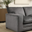 Manhattan 2 Seater Sofa, Grey Aura Velvet