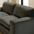 Manhattan 2 Seater Sofa, Moss Green Aura Velvet