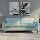 Lexi 3 Seater Sofa, Sage Fine Linen-Weave