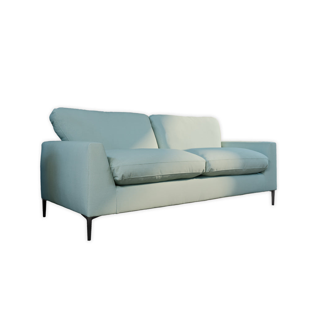 Lexi 3 Seater Sofa, Sage Fine Linen-Weave