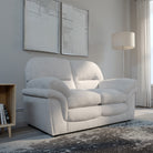 Anderson 2 Seater Sofa, Cream Premium Linen-Weave