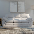 Anderson 3 Seater Sofa, Cream Premium Linen-Weave