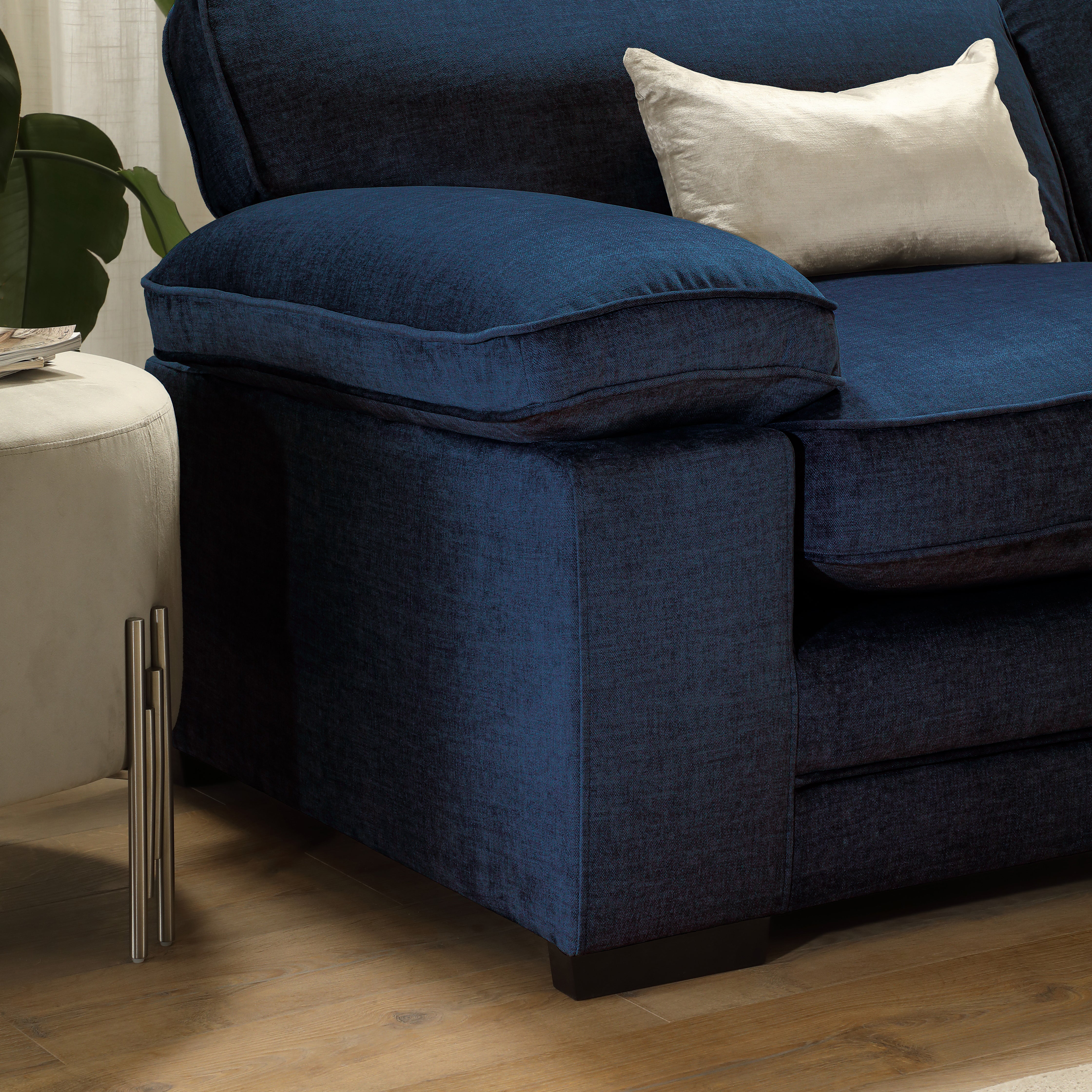 Chatham 2 Seater Sofa, Blue Aura Velvet