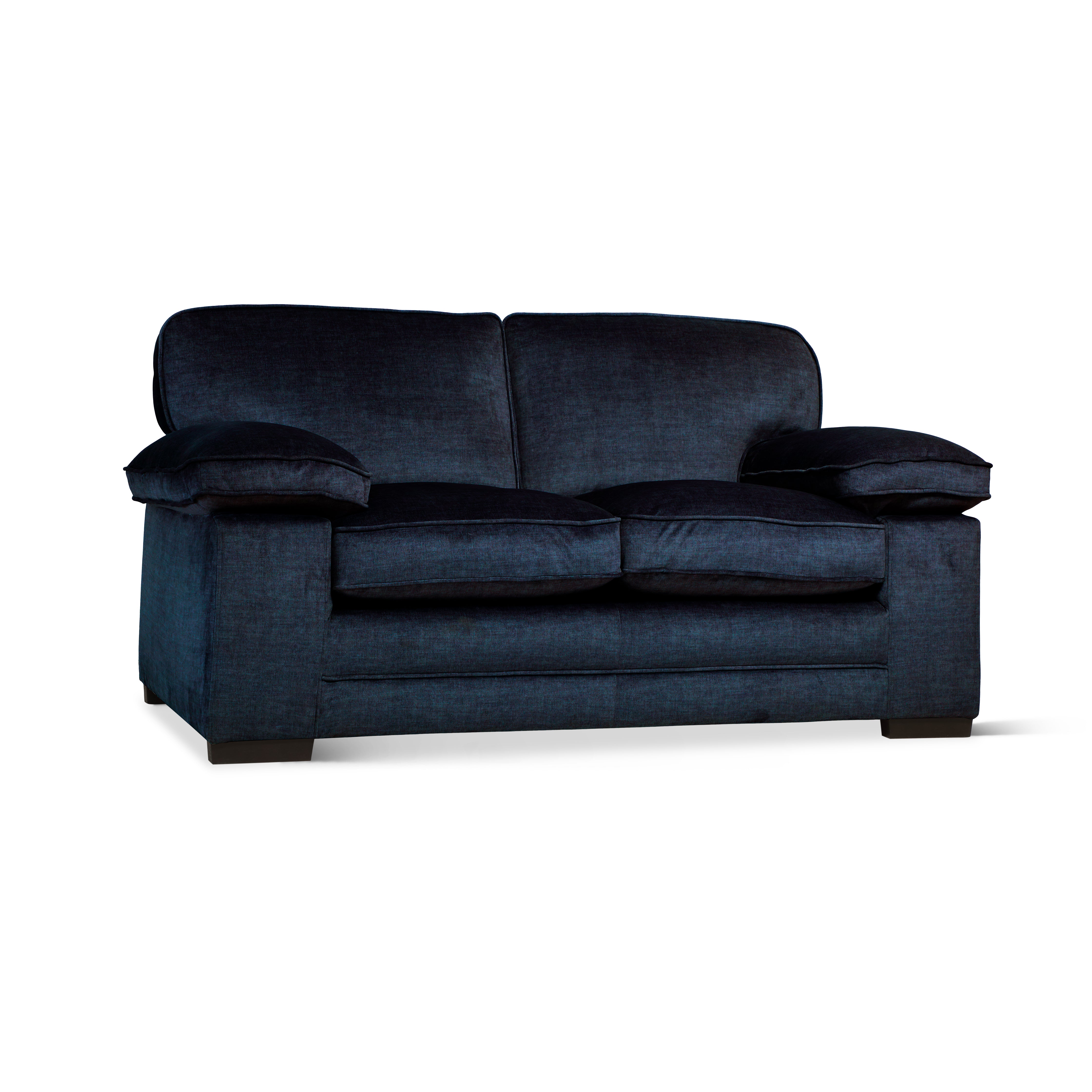 Chatham 2 Seater Sofa, Blue Aura Velvet