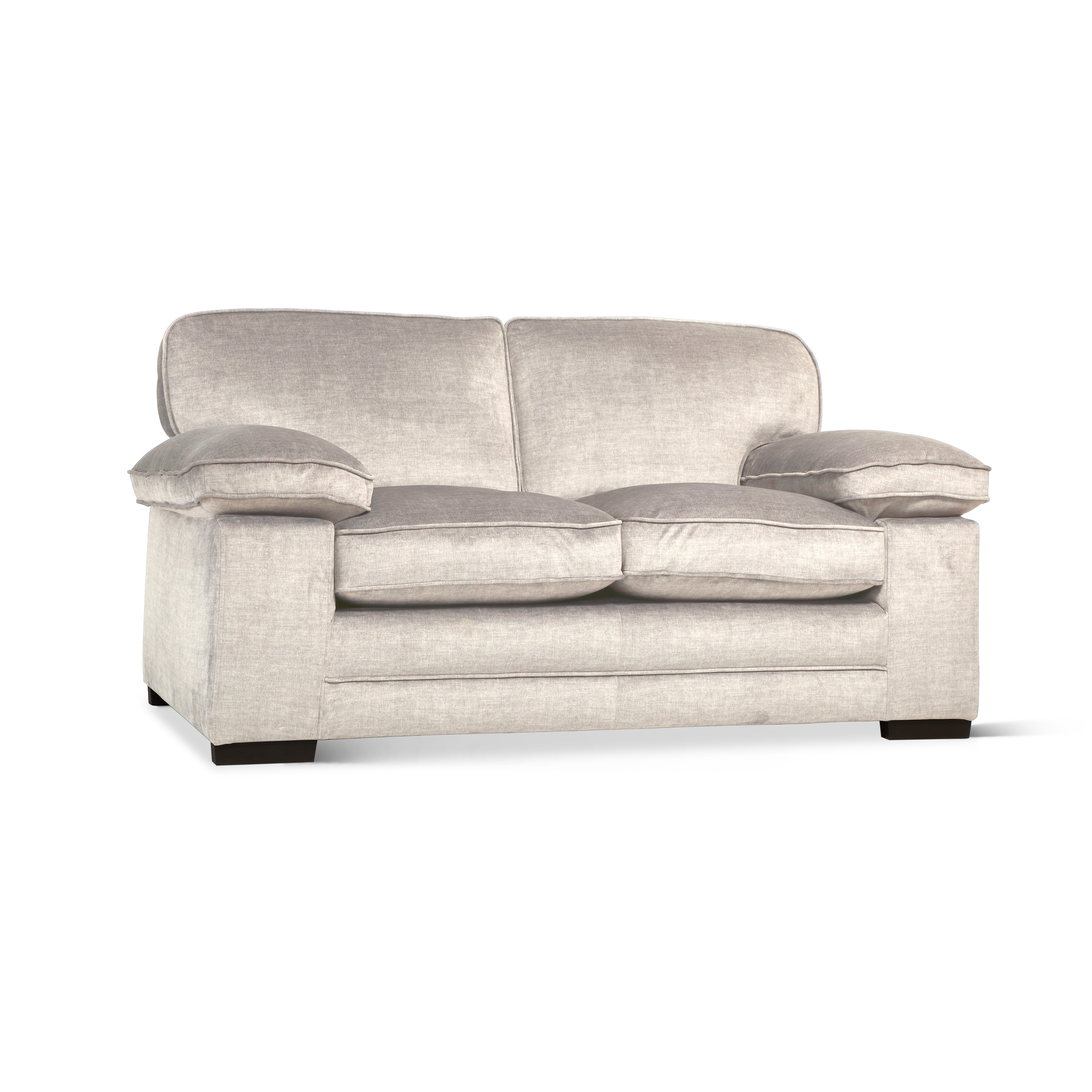 Chatham 2 Seater Sofa, Ivory Aura Velvet