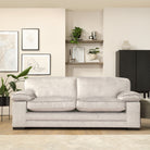 Chatham 3+2 Seater Sofa Set, Ivory Aura Velvet