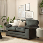 Chatham 2 Seater Sofa, Moss Green Aura Velvet