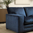 Manhattan 2 Seater Sofa, Blue Aura Velvet