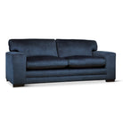 Manhattan 3 Seater Sofa, Blue Aura Velvet