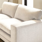 Manhattan 3+2 Seater Sofa Set, Ivory Aura Velvet