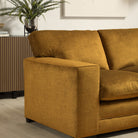 Manhattan 2 Seater Sofa, Mustard Aura Velvet