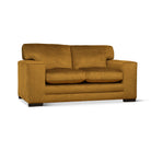 Manhattan 2 Seater Sofa, Mustard Aura Velvet