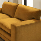 Manhattan 3 Seater Sofa, Mustard Aura Velvet