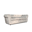 Audley 3 Seater Sofa, Ivory Aura Velvet