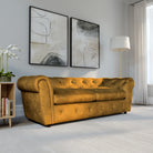 Audley 3+2 Seater Sofa Set, Mustard Aura Velvet