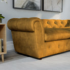 Audley 3+2 Seater Sofa Set, Mustard Aura Velvet