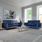 Lexi 3+2 Seater Sofa, Blue Aura Velvet