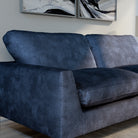 Lexi 3+2 Seater Sofa, Blue Aura Velvet