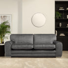 Burford 3 Seater Sofa, Grey Aura Velvet