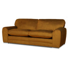 Burford 3 Seater Sofa, Mustard Aura Velvet