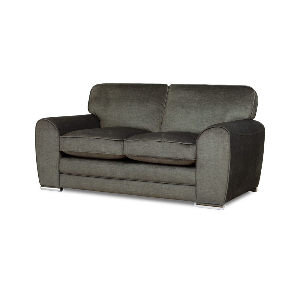 Burford 2 Seater Sofa, Moss Green Aura Velvet