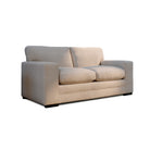 Manhattan 2 Seater Sofa, Beige Fine Linen-Weave