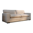 Manhattan 3 Seater Sofa, Beige Fine Linen-Weave