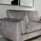 Lucia 2 Seater Sofa, Grey Aura Velvet