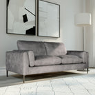 Lucia 3 Seater Sofa, Grey Aura Velvet