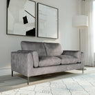 Lucia 3+2 Seater Sofa Set, Grey Aura Velvet