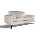 Lucia 2 Seater Sofa, Ivory Aura Velvet