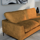 Lexi 2 Seater Sofa, Mustard Aura Velvet