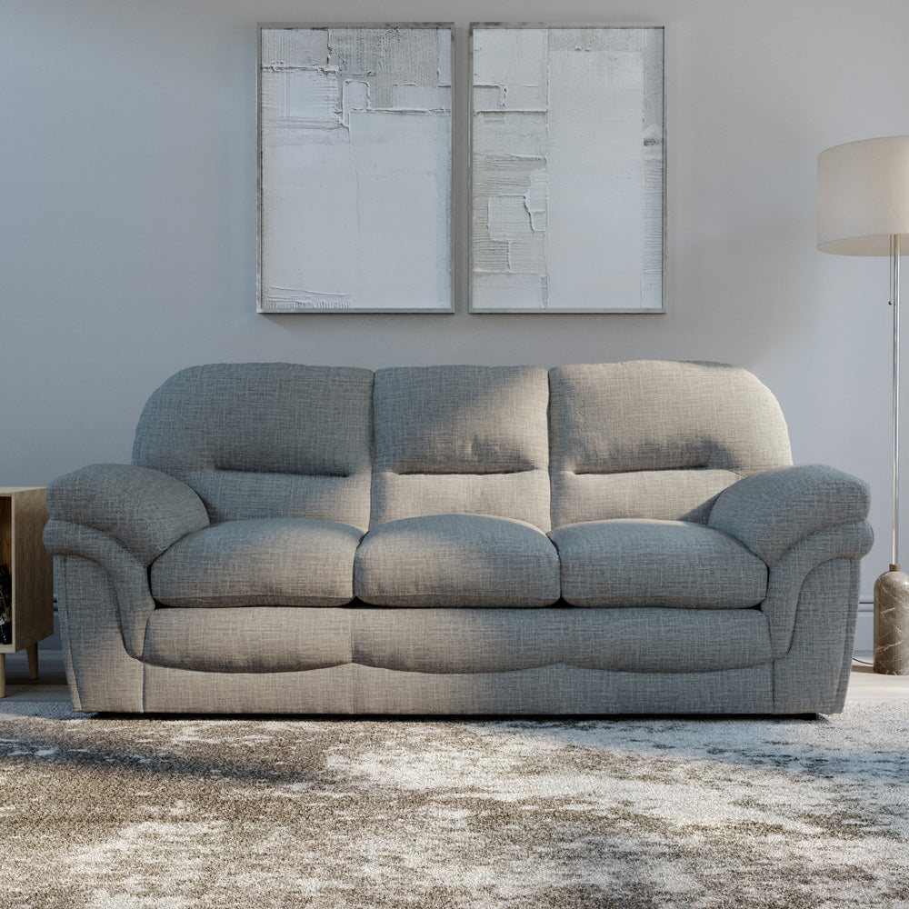 Anderson 3 Seater Sofa, Sage Premium Linen-Weave